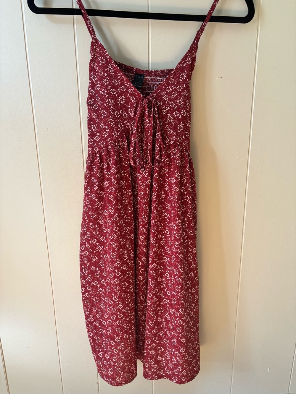 SHEIN Red Floral SunDress